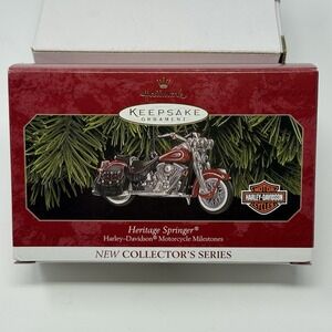 Hallmark 1999 Harley Davidson Heritage Springer Keepsake Ornament